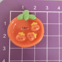 100 pièces de cabochons en résine à dos plat, motifs fruits mignons (pastèque, cerise, citron), pour scrapbooking, bijoux DIY et accessoires de loisirs créatifs