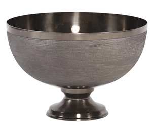 Bol à fleurs sur piédestal pour centre de table, vente en gros, qualité supérieure, piédestal en aluminium plaqué nickel, bol à fruits - Product Image 3