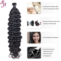 Rambut Asli FH Bohemian Braids Water Wave Tanpa Sambungan  Vendor Rambut India Virgin 100g  Rambut Asli Untuk Kepang