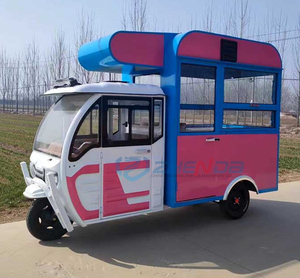 Voiture-restaurant électrique multifonctionnelle à trois roues pour le petit déjeuner, la nourriture cuite et marinée - Product Image 6
