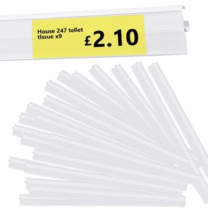 Portaetiquetas transparentes de alta calidad Estante Hablador Estante Portaetiquetas de precio - Product Image 2