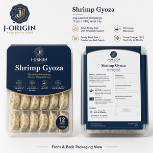 <span class=keywords><strong>Gyoza</strong></span> di gamberetti certificati Halal, 20g, 12 pezzi, 240g, dumpling di frutti di mare <span class=keywords><strong>surgelati</strong></span>, confezionati in vassoio, durata 24 mesi, farina di grano, Liaoning - Product Image 3