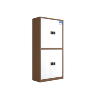 Armoire de classement en acier de grande taille, nouveau modèle, pour bureau et usage domestique, avec serrure électronique à code, pour matériaux d'archives et documents d'assurance, en métal.