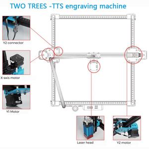 Máquina de <span class=keywords><strong>corte</strong></span> <span class=keywords><strong>y</strong></span> <span class=keywords><strong>grabado</strong></span> láser 3D <span class=keywords><strong>CNC</strong></span> refrigerada por aire de Banco de alta precisión TTS para <span class=keywords><strong>madera</strong></span> acrílica MDF 1 año de garantía - Product Image 3