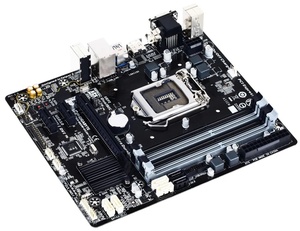 B85M-DS3H กิกะไบต์/DS3H ไมโคร-ATX เมนบอร์ด LGA1150 I3 <span class=keywords><strong>Intel</strong></span>/I5/I7 CPU 4 DDR3 32กิกะไบต์ USB3.0 SATA สำหรับเดสก์ท็อป VGA DVI ที่ใช้ - Product Image 2