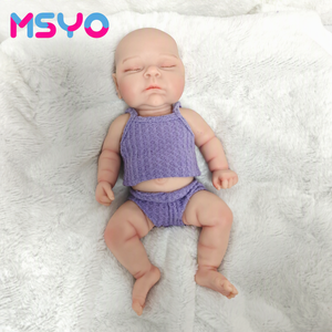 Poupée Bébé Reborn en Silicone Souple de 12 Pouces, Personnalisée OEM MSYO, Réaliste, Nouveau-né Endormi, Jouet Compagnon pour Filles et Enfants - Product Image 1