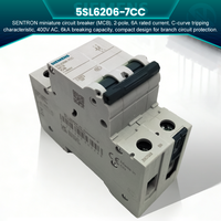 Interruptor Automático Miniatura Siemens Original Nuevo de Distribución de Bajo Voltaje 5SL6 2P 6A 5SL6206-7CC MCB