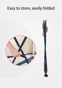 Lit d'enfant portable moderne en alliage d'aluminium, réglable en hauteur sur 3 niveaux, pliable, roues universelles, capacité 50 lb, couleur personnalisée, hôtel, <span class=keywords><strong>parc</strong></span> - Product Image 6