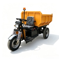 Mini-dumper électrique ZY-155 de 1,5 tonne, trois roues, transport silencieux, longue autonomie pour les mines