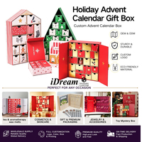 Boîte vide personnalisée en forme de maison pour calendrier de l'Avent pour animaux de compagnie, 30 jours, avec tiroirs, emballage cadeau de Noël pour friandises et jouets pour chiens et chats, vente en gros