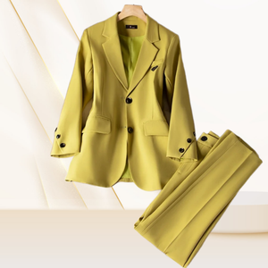 Womans <span class=keywords><strong>Suite</strong></span> Traje de negocios Ropa de oficina formal Traje de mujer elegante Abrigo de lujo para damas - Product Image 3