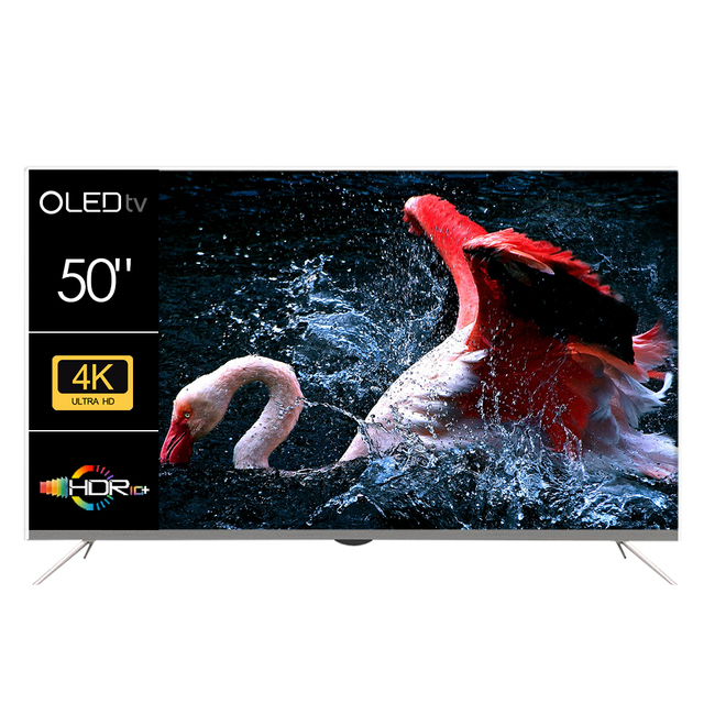 Accept Custom 50 Inch 4K OLED Smart TV 55 Inch With DVB-T2 S2 for Home Entertainment Living Room Smart TV