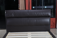 Lit convertible Qunjun moderne en bois massif avec massage intégré et rangement, style panneau souple, idéal pour les chambres à coucher, les hôtels et les centres commerciaux