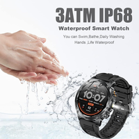 Reloj Inteligente SENBONO AK87 con Batería de Gran Capacidad de 1000 mAh, Llamadas Bluetooth, Pantalla Grande HD de 1.7 Pulgadas, Resistencia al Agua IP68, la Mejor Opción para Deportes al Aire Libre