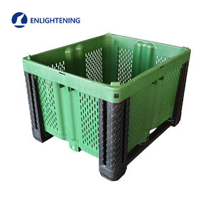 מיכל פלסטיק מתקפל קשיח, גדול, חזק, קל משקל, שחור, משומש, בהתאמה אישית - Product Image 4