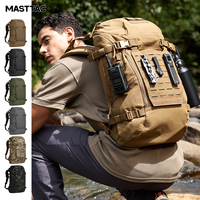 Sac à dos tactique pour ordinateur portable MS7505MASTTAC, mode urbaine, EDC, randonnée en plein air, chasse, trekking, nylon imperméable, camouflage, MOLLE 45L