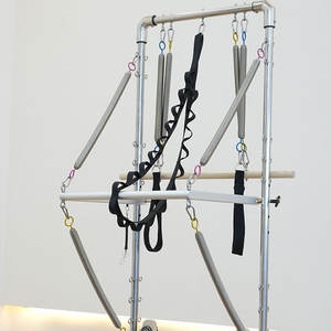 Реформеры для пилатеса с полуколонной стойкой, деревянный стол для йоги и полутрапециевидный стол, реформеры для пилатеса высшего качества с кадиллом - Product Image 4