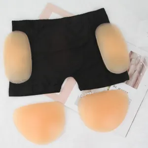 Pakaian Dalam Terbaik Bantalan Bokong Pembesaran Shapewear Seksi Pinggul Empuk Crossdresser Kecantikan Wanita Pantat dan Selangkangan Celana Dalam Silikon