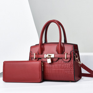 Bolsos de Mano de Cuero PU de Lujo para Mujer, Bolsos de Moda de Gran Capacidad con Cierre de Cremallera, Accesorio de Moda para Mujer - Product Image 2