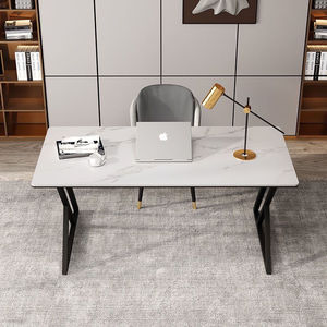 <b>Computer</b> Desk Rectangle Slab Top 80x60x70cm To 180x90x70cm Simple Design Office Workbench Home Study <b>Table</b> - Product Image 2