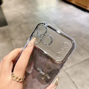 เคสลายเปลือกหอยเลเซอร์สุดหรูสำหรับ iPhone 17 16 15 14 13 12 11 Pro Max Plus พร้อมฟิล์มกันรอยกล้องและฟิล์มเลนส์กันแสงสะท้อน - Product Image 5