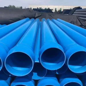 Grosir Pipa Selubung PVC Sumur Dalam Tekanan Tinggi untuk Suplai Air Tabung Plastik Berlubang PVC 110Mm
