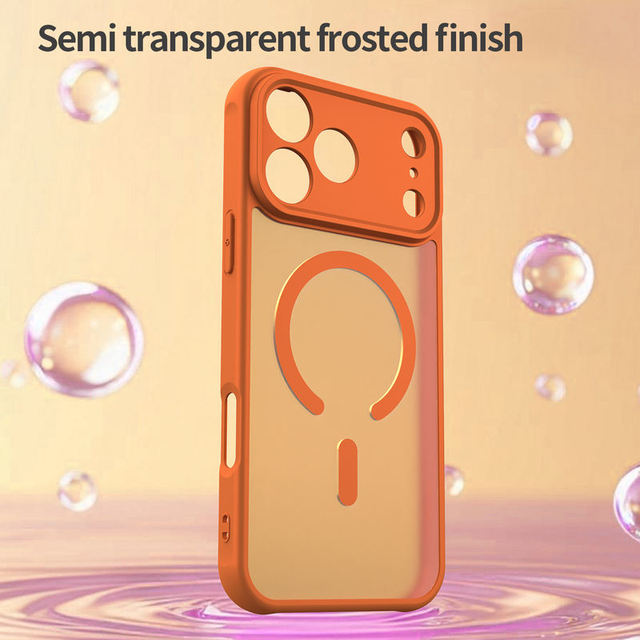Magnetic Phone case for iPhone 17 Pro Max Lens, Protective, Shockproof, Non-slip, with a Skin-like Feel