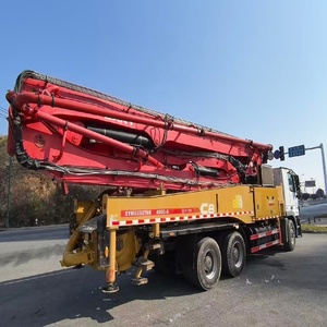 Precio de Fábrica, Camión Bomba de Concreto SANY de 49 Metros, 4 Ejes, 200m³/h, Maquinaria de Construcción de Alto Rendimiento en Venta - Product Image 4