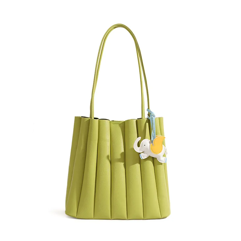 2022 Green Ladies fashion Daily Pu Leather Luxury Purse Fashion Large Tote Handbags For Women Custom Tote Bag