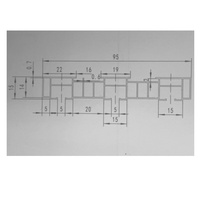 Rail de rideau I II Kornice PVC Rail III Way
