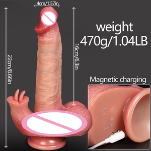 Jouet sexuel souple pour femmes, Dildo en forme de faux pénis avec picots et ventouse, pour masturbation LM-A332-2 - Product Image 2