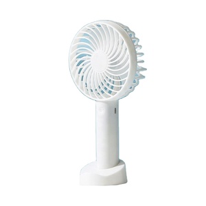 Factory 2024 New Arrivals Usb Rechargeable Mini Portable With Phone Holder Handheld or <b>Table</b> Fan - Product Image 1