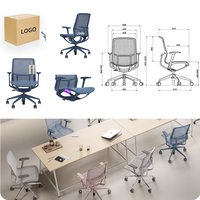 Chaise de bureau de direction de luxe - Ergonomique, hauteur réglable, base en alliage d'aluminium, design pivotant, orthopédique moderne, qualité supérieure