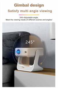 Anxin proyektor Video layar sentuh 4k, proyektor pintar dengan Pan Tilt <span class=keywords><strong>Tablet</strong></span> <span class=keywords><strong>Android</strong></span> 5G <span class=keywords><strong>WiFi</strong></span> dengan Speaker bawaan - Product Image 6