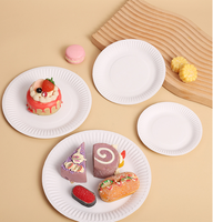Assiettes et bols en papier élégants vert bleu blanc argent noir marron rose pour restaurants nouveauté