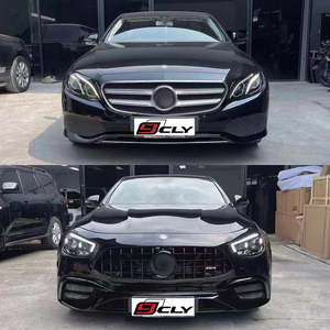 Kit carrozzeria larga per auto per <span class=keywords><strong>Mercedes</strong></span> Benz <span class=keywords><strong>E</strong></span> Class W213 17-20 aggiornamento E63 <span class=keywords><strong>AMG</strong></span> 21-23 kit originali per carrozzeria larga paraurti anteriore per auto - Product Image 6