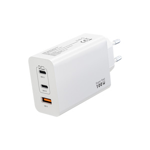 Chargeur rapide multi-ports GaN haute puissance 100W, norme européenne, compatible avec Apple iPhone 16, téléphones Samsung et Samsung - Product Image 2