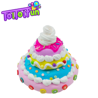 Ensemble de slime élastique en cristal de haute qualité à faire soi-même, un cadeau de Pâques pour les enfants, jouet en forme de gâteau, non toxique et sûr, jouet artisanal pour enfants