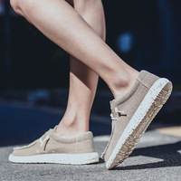 Chaussures mocassins pour homme personnalisées avec logo, style décontracté, toutes saisons, semelle extérieure en EVA respirante et légère, fabrication OEM/ODM en gros