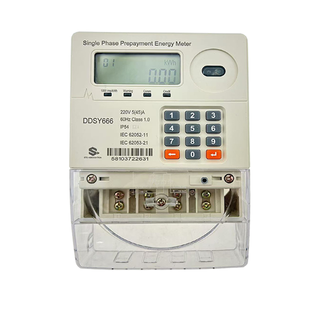Diverse Offerings Single Phase Electricity Prepaid STS Keypad Type Prepayment Smart Energy Meters