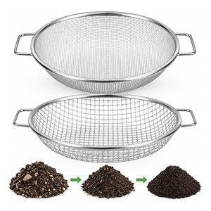 Galvanized <b>Wire</b> <b>Garden</b> Filter Tray for Soil Preparation and Compost Screening - Product Image 1