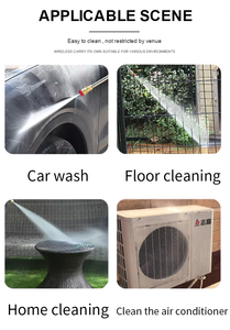 Pistolet à eau haute pression automatique sans fil alimenté par batterie électrique portable, lave-auto sans fil, 5 buses en 1, nettoyeur haute pression sans fil - Product Image 5