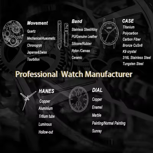 Relojes de Cuarzo de Ginebra con Parte Trasera de Acero Inoxidable para Hombre, Personalización al por Mayor, con <span class=keywords><strong>Precio</strong></span> de Fábrica - Product Image 4