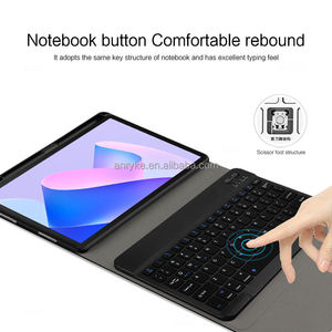 Funda de teclado inalámbrico BT desmontable para Huawei <span class=keywords><strong>Matepad</strong></span> <span class=keywords><strong>11</strong></span> 10,95 pulgadas 2023 PU Funda de cuero con soporte inteligente con portalápices - Product Image 3