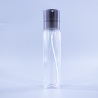 Botol Semprot Transparan 120ml Grosir, Sprayer Kabut Halus Berputar, Botol Parfum Plastik Kosong, Kemasan Kosmetik Logo Kustom