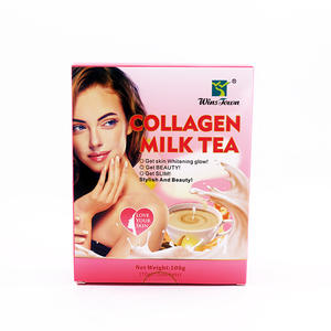 Suplementos para el Cuidado de la Piel con Té de Leche y Colágeno para una Piel Radiante, Polvo de Colágeno para Blanquear la Piel del Rostro - Product Image 4