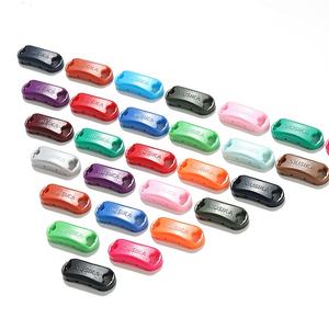 New Shoe Sneaker Kits de accesorios Cordones de zapatos de plástico Hebilla para todo tipo de cordones planos <span class=keywords><strong>AF1</strong></span> Shoe Charms - Product Image 1