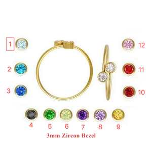 <span class=keywords><strong>Bague</strong></span> ouverte en <span class=keywords><strong>or</strong></span> 14 carats plaqué <span class=keywords><strong>or</strong></span> E075, 3 mm, pavée de zircons, double cristal, pour femmes et hommes, pour <span class=keywords><strong>mariage</strong></span> - Product Image 2