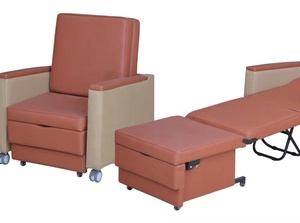 Mobilier d'hôpital de luxe, équipement médical, canapé Convertible, chaise d'accompagnement pour la famille des patients, chaise d'escorte pour hôpital - Product Image 3