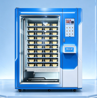 Distributeur automatique de boîtes à lunch commerciales avec stockage et récupération par le client